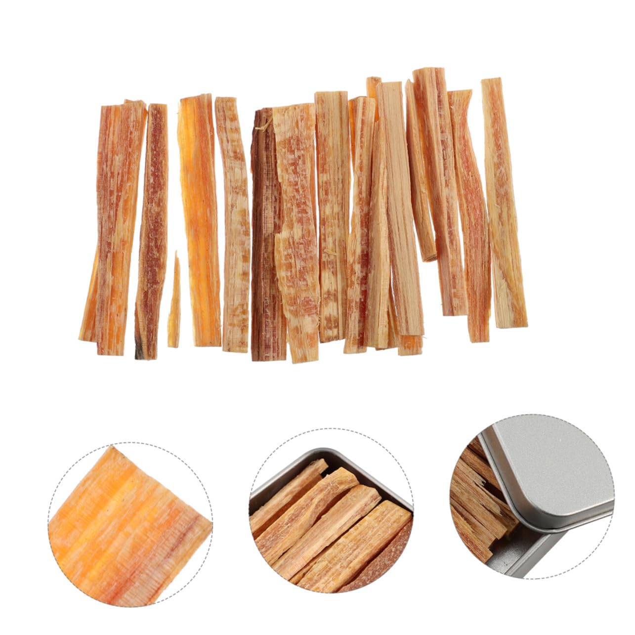 INOOMP Bâtons Allumage Bois Naturel pour Feu de Camp Allume-feu Pratique pour Camping Barbecue et Cheminée Kit Portable pour Allumer Rapidement Le Bois