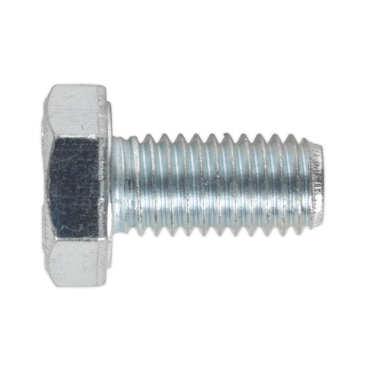Sealey SS1020 HT Setscrew M10 x 20mm 8.8 Zinc DIN 933 Pack of 25