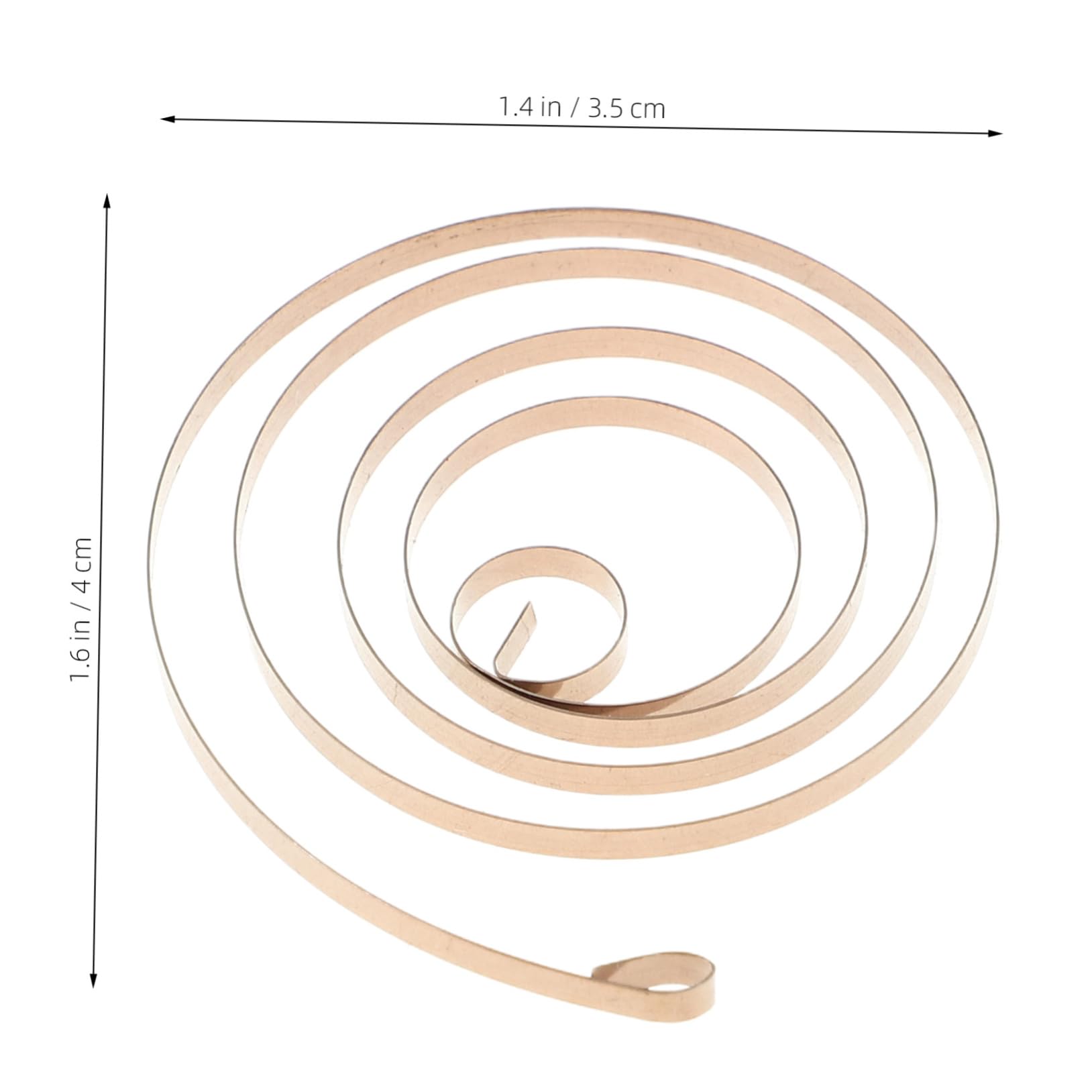 POPETPOP Stainless Steel Wind Up Spring Replacement for DIY Clockwork Durable Coil Spring for Mini Robots Animal Models Easy Installation Stable Power Output for Crafts