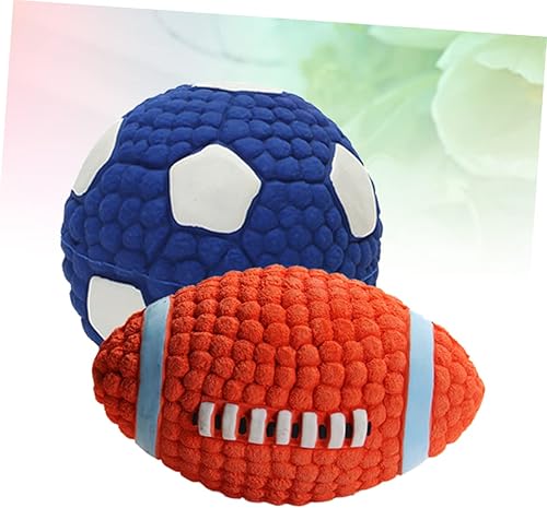 Miniatura 5 de balacoo Juguete chirriante para perros, juguete masticable para mascotas, 2 piezas, juguetes para perros pequeños, juguete para mascotas al aire