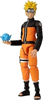 BANDAI Anime Heroes Naruto Action Figure Naruto Uzumaki | 17cm Naruto Figure Naruto Uzumaki Figure With Extra Hands And Accessories | Naruto Shippuden Anime Figure Action Figures For Boys And Girls