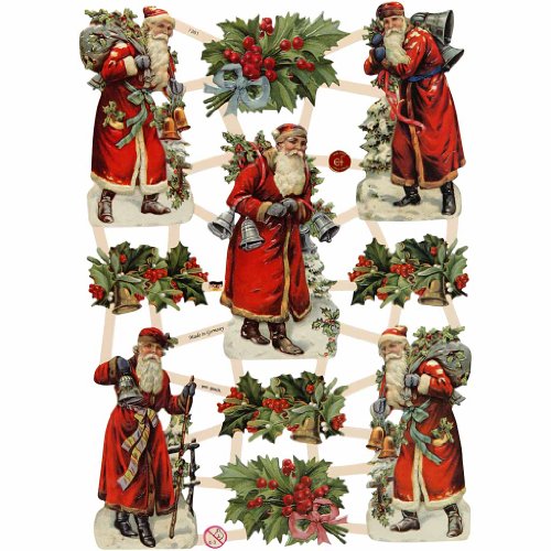 Creativ, Figurine di Babbo Natale,16,5 x 23,5 cm