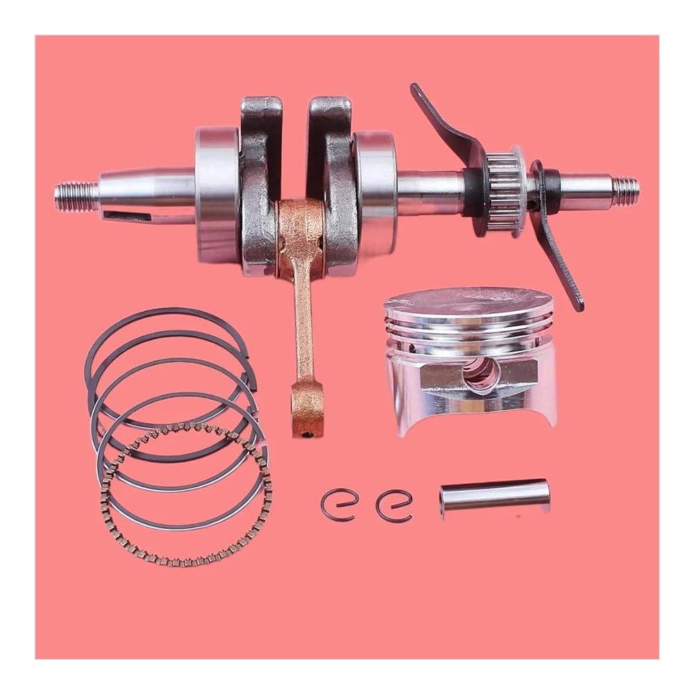 Kit de Anillo retención Pasador pistón cigüeñal 39 mm, Compatible con cortacésped GX35 GX 35 4 Tiempos, Motor pequeño