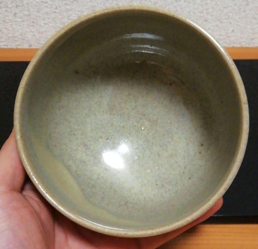 Amazon.co.jp: 尋牛斎書付 膳所焼 陽炎園 色絵 御所人形 茶碗 共箱 