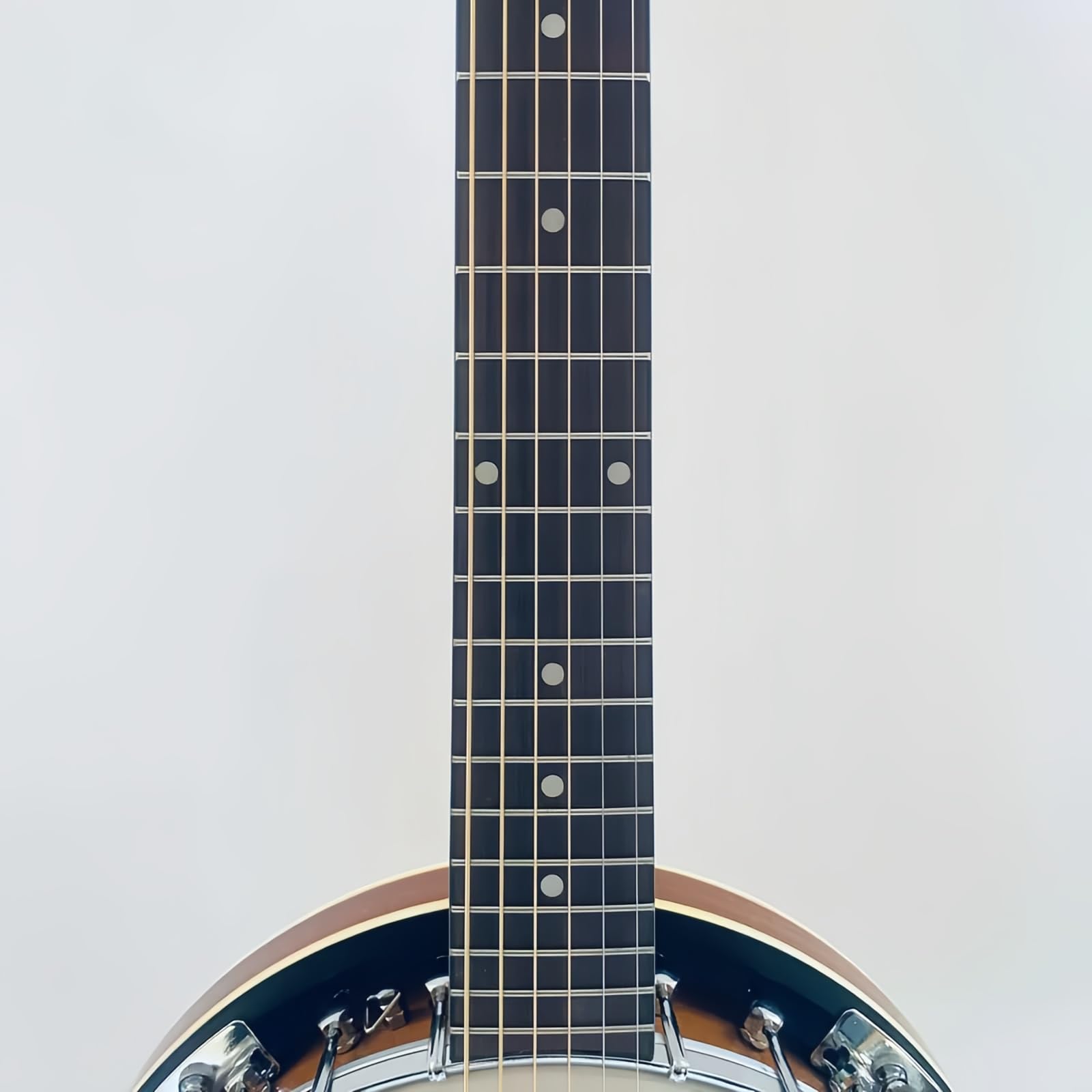 Banjo Acustico-Elettrico a 6 Corde, Banjo-Chitarra, per Principianti, Bluegrass, Folk, Country E Rock, da Viaggio