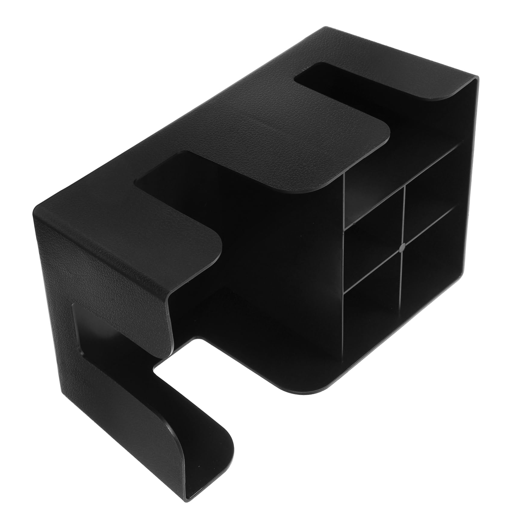 PRETYZOOM 3 Piezas Posavasos platillo Dulce té Caja de Almacenamiento de plástico Organizador de Cafe dispensador de Vasos de Uso Diario Soporte de Vaso de Papel de encimera páginas Black