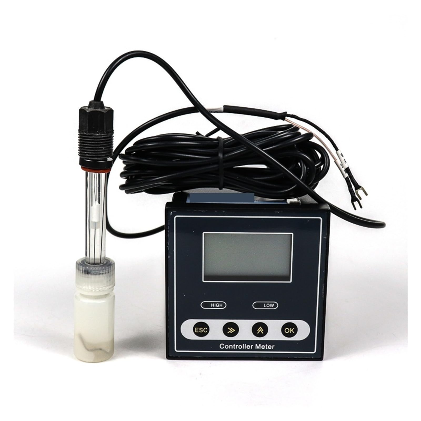 Medidor digital de calidad del agua, medidor de oxígeno disuelto, medidor de pH, conductividad, salinidad y temperatura.
