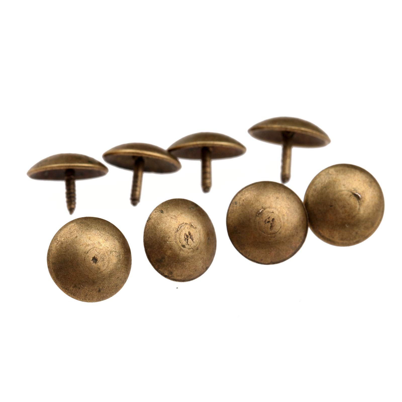 Clous, Punaises, punaises de rembourrage, pouce, décoratives meubles, 50 pièces en fer Bronze Antique bijoux à ongles boîte cadeau canapé