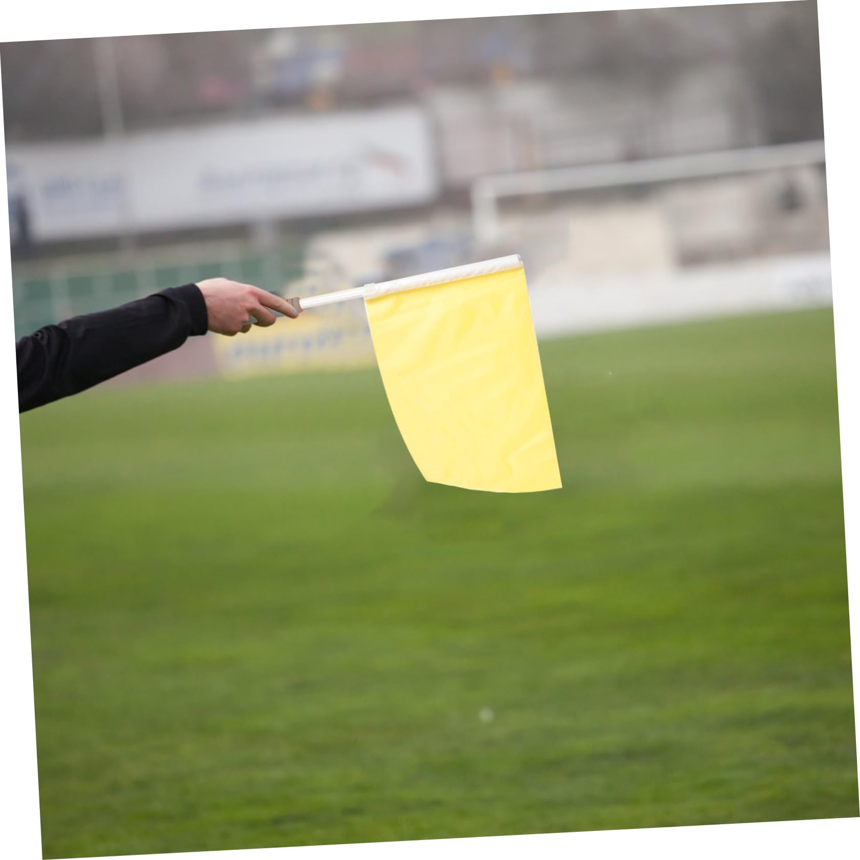 GOOHOCHY Flags Set 2pcs Signal Flags Poles Sport Equipment for Football Soccer Volleyball Games