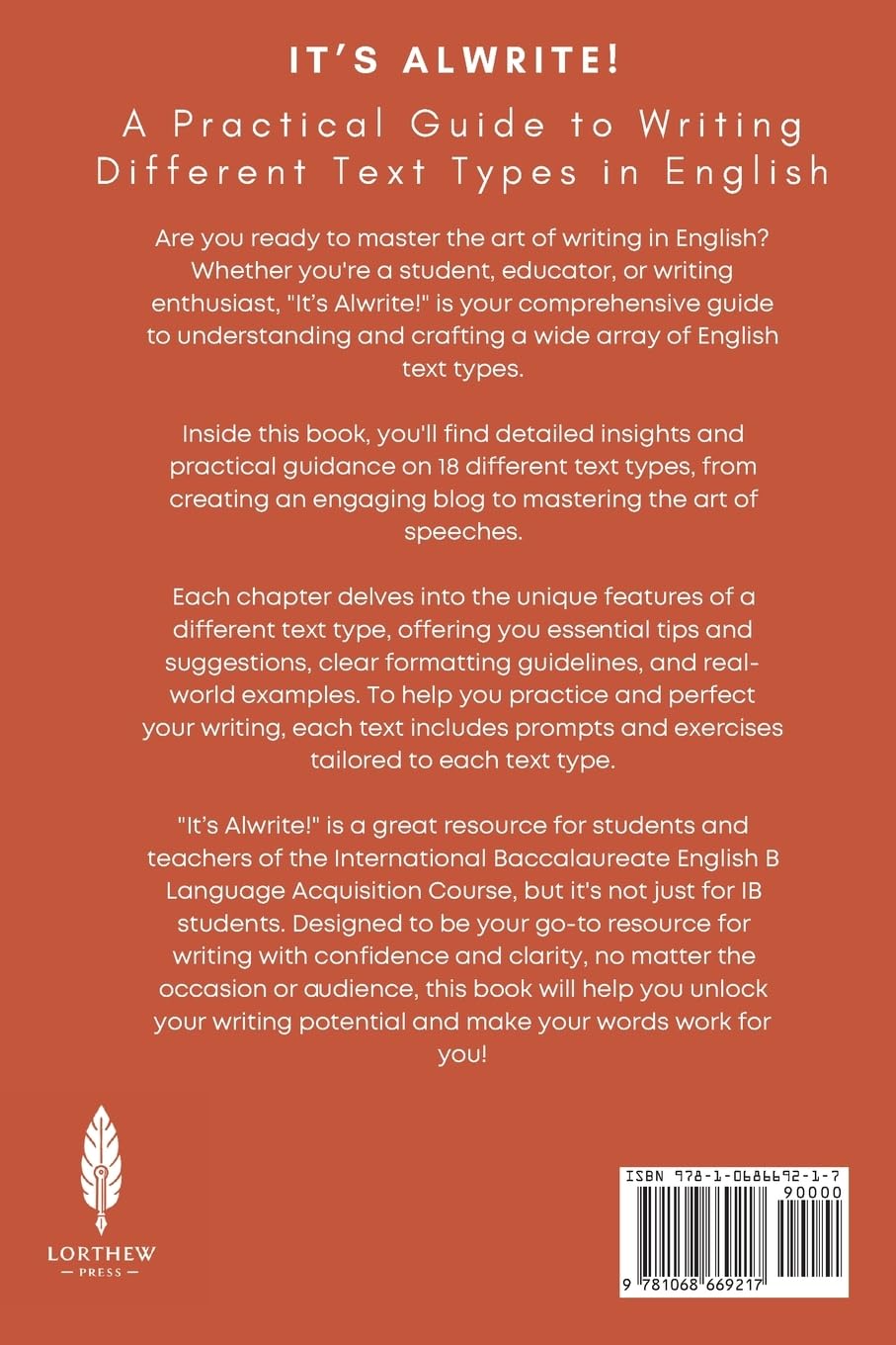 It's Alwrite!: A Practical Guide to Writing Different Text Types in English