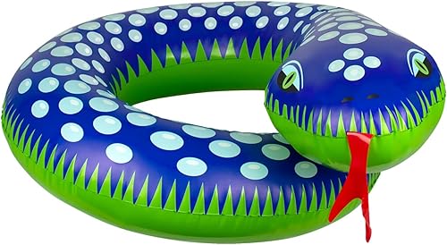 Miniatura 2 de Poolmaster Flotador de piscina Split anillo de piscina, serpiente, verde