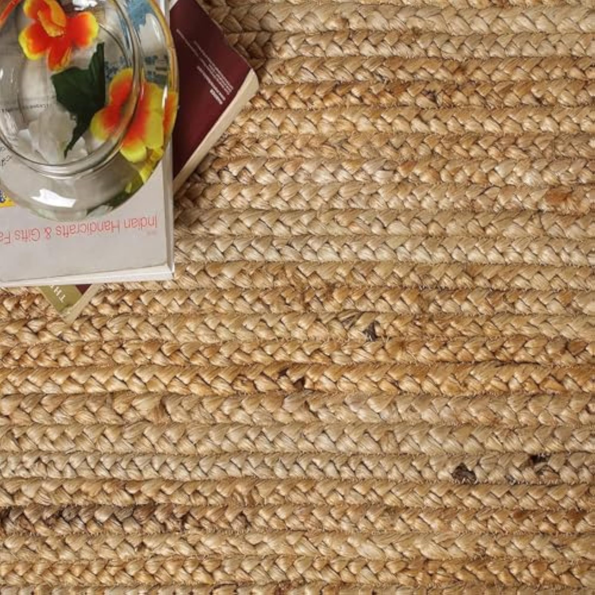 Handloom Jute Braided Reversible Floor Mats