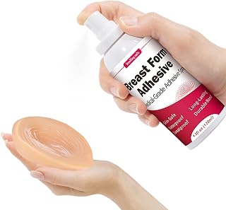 Breast Form Adhesive Medical-Grade Glue Spray – Strong Hold for Breast Forms, Silicone Breastplates & Wig Lace | Ideal for Crossdressers, Drag Queens & Mastectomy | Easy Removal, 4.2 oz