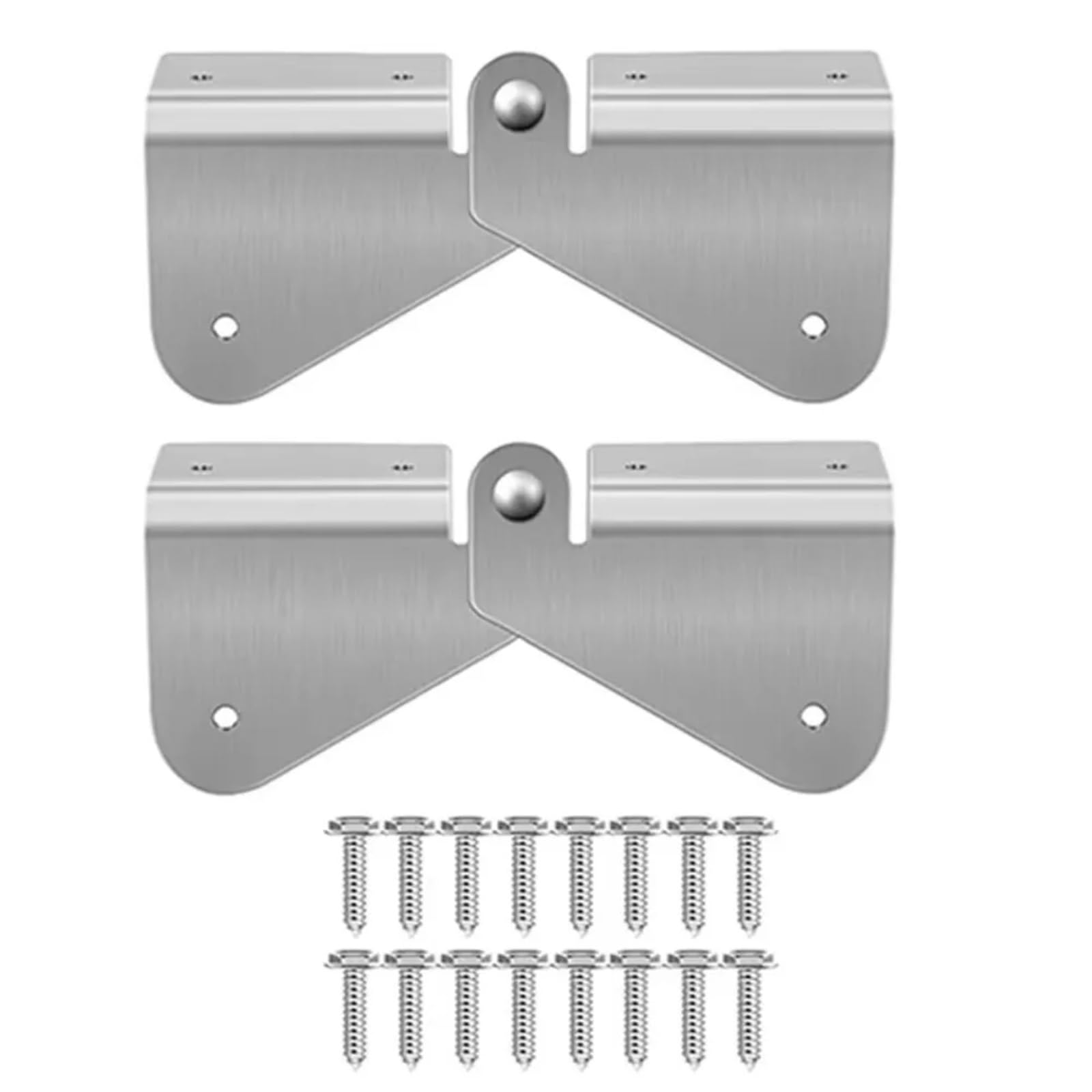 Gutter Hinge Extension Hinge Water-Proof Downspout Flip-Up Compact Anti-Slip(8pcs)