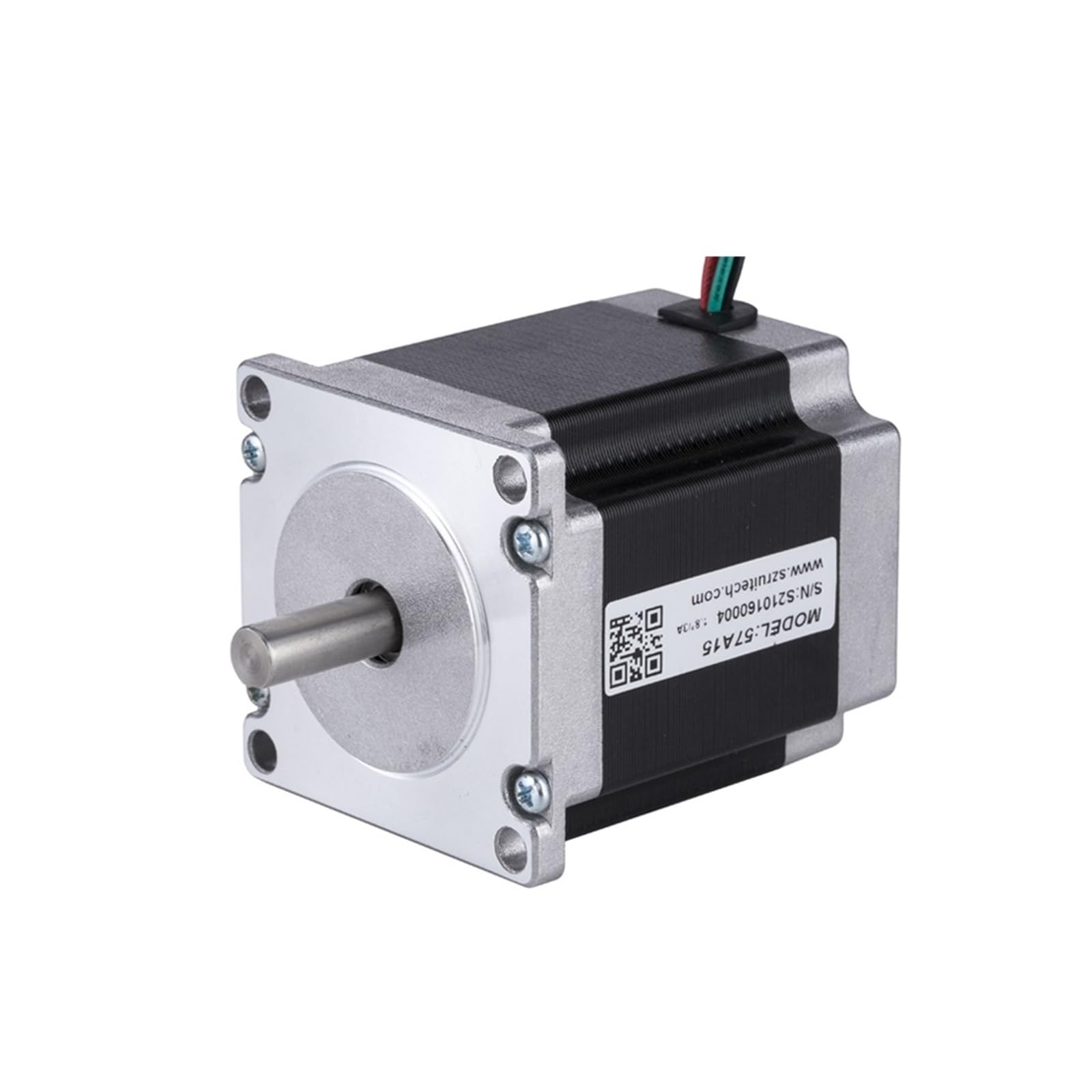Moteur pas à pas Nema23 64mm biphasé 2.8A avec câble 4 fils pour commande CNC