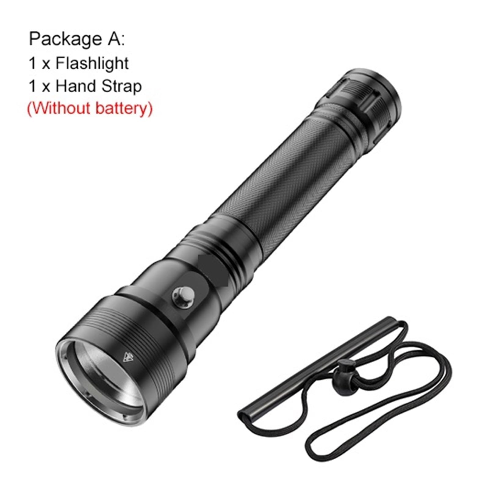 Latarka do nurkowania, DV56 80M Podwodna Latarka Do Nurkowania XHP70 LED Light Przełącznik Magnetyczny IPX8 Wodoodporna Latarnia 30W Lampa Zasilająca do sportów podwodnych(No battery)
