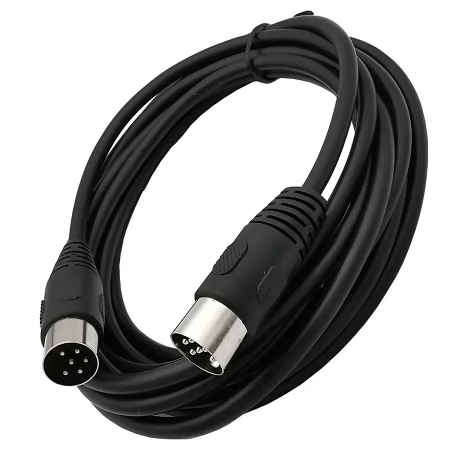 DIN 6-pinowy męski na męski żeński kabel audio i wideo S-Terminal Midi 6-pinowy do mikrofonu audio, kabel gitarowy (100 cm)
