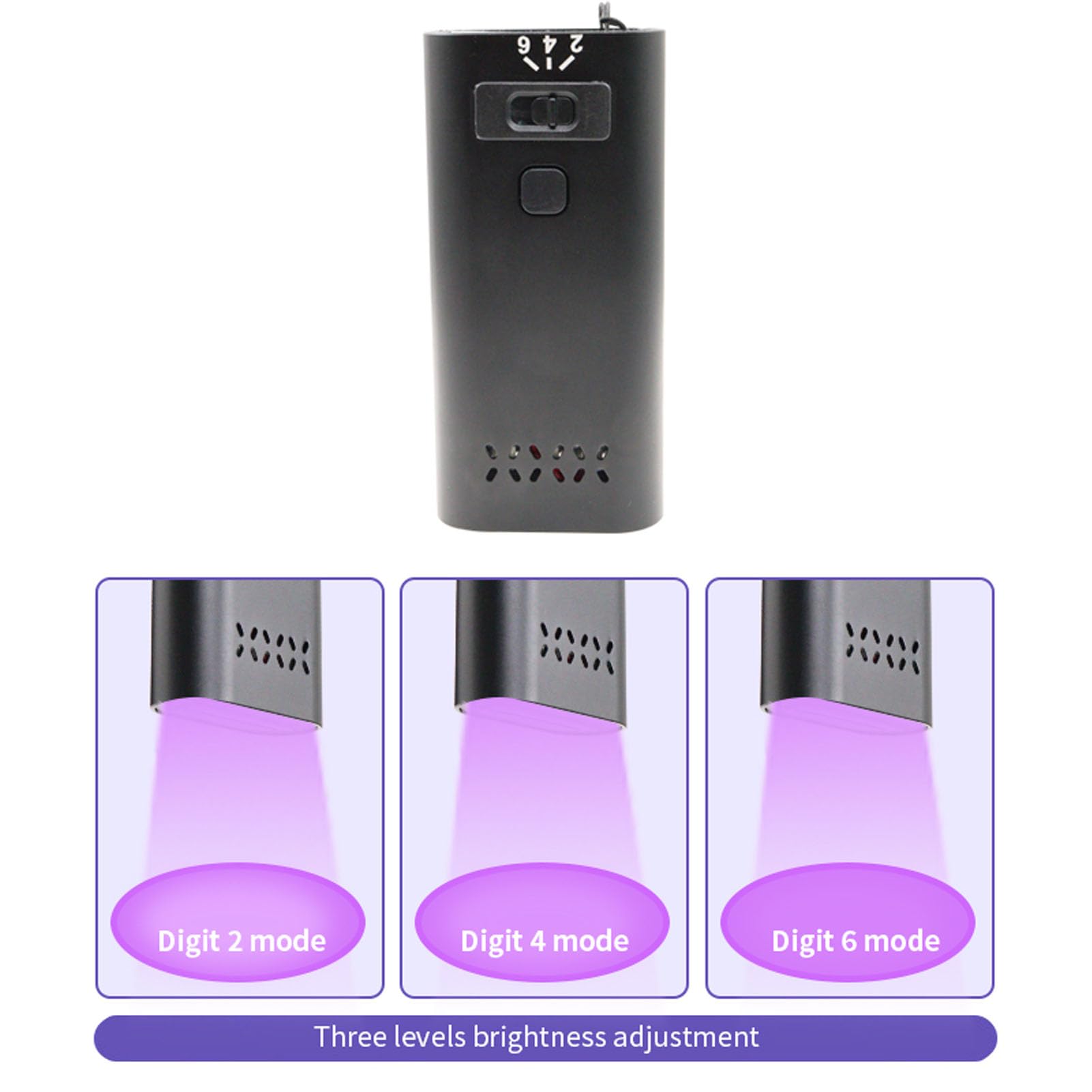 V Kit de Extensión de Cabello Ligero, Lámpara de Extensión de Cabello de Curado Rápido de 395 Nm, V Light Hair Extension Machine con Batería Recargable de 3000 MAh, Lámpara LED V