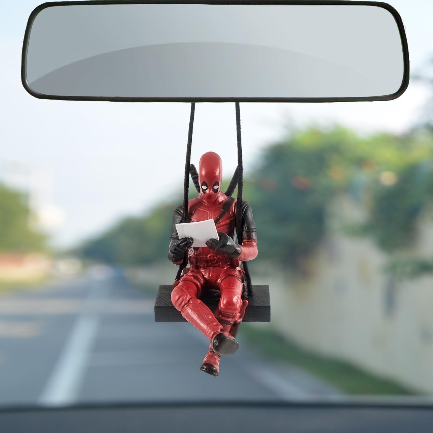 Anime Car Mirror Hanging Accessories Auto Rearview Mirror