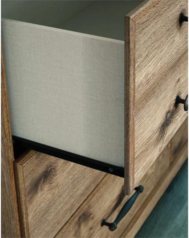 Miniatura 6 de Ashley Furniture Shurlee - Cómoda de madera de 5 cajones en marrón claro y negro