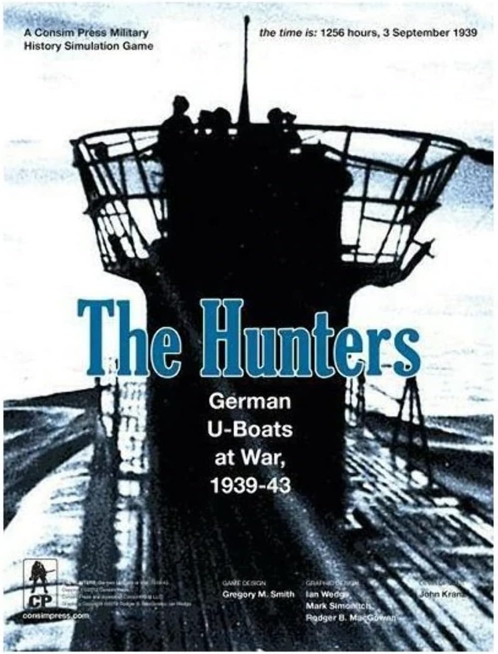 GMT Games Hunters - German U-Boats at War, 1939-43 (1st Printing)
