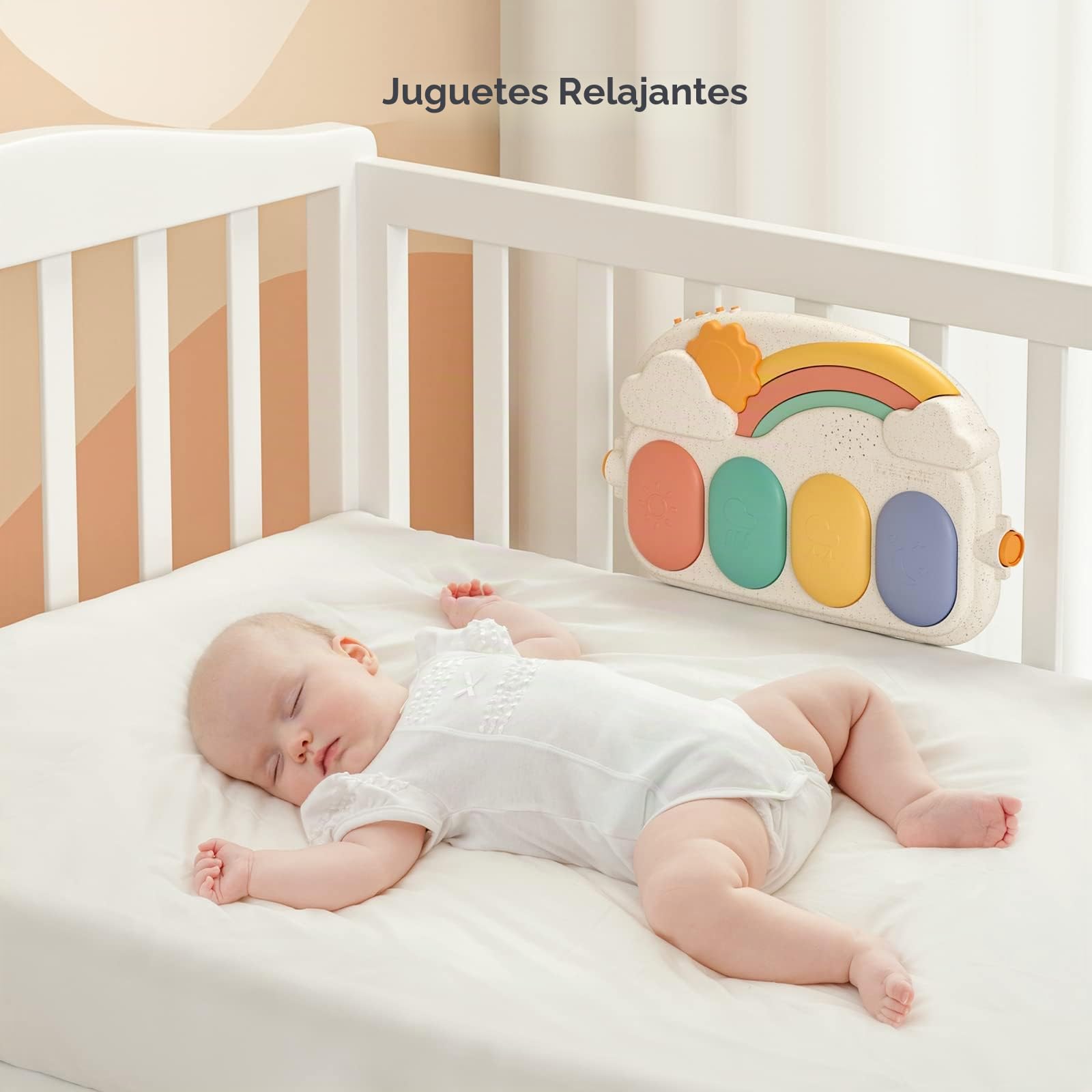 TUMAMA Baby Floor Gyms Playmats Actividad Gimnasio Sonidos Luces Música Kick Play Piano Niños Sonajeros colgantes Estera para gatear Suave Grueso Niño Recién nacido Regalos de vacaciones
