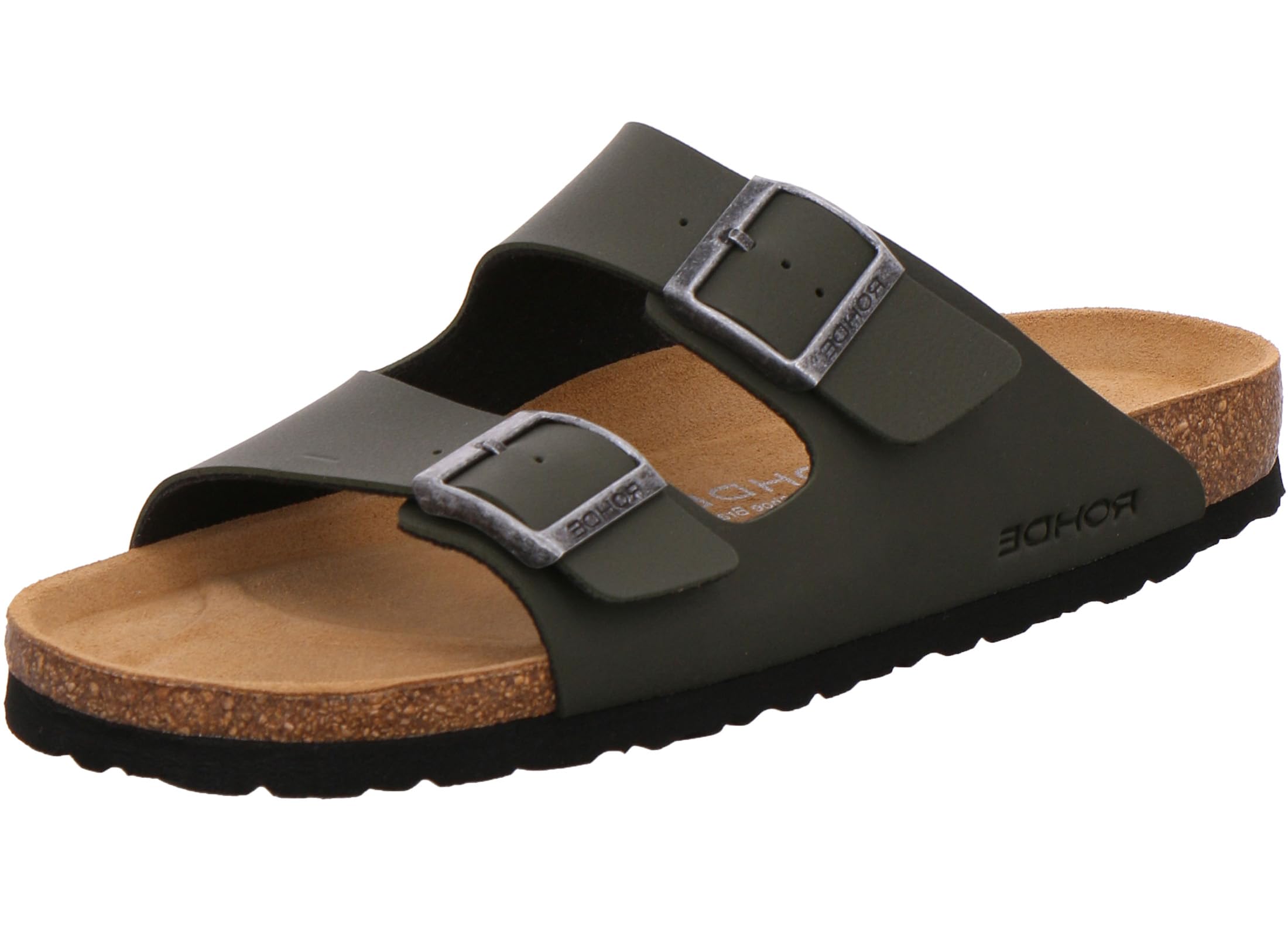 Rohde Men's Grado Mules, Green, 7.5 UK