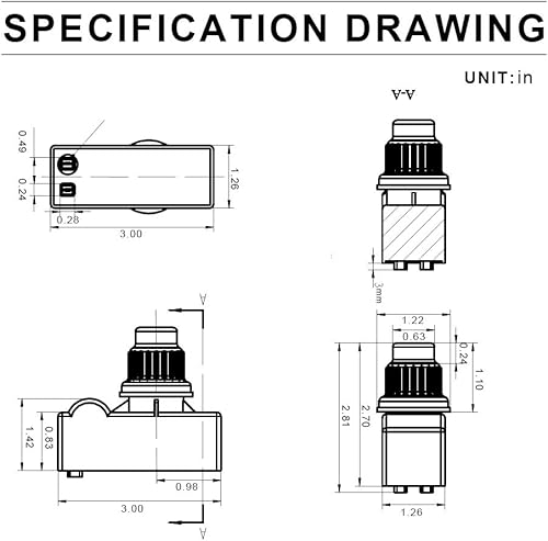 Miniatura 7 de MCAMPAS Encendedor electrónico de chispas de 2 tomacorrientes, interruptor táctil recubierto cromado, encendedor de parrilla para Char-Broil,