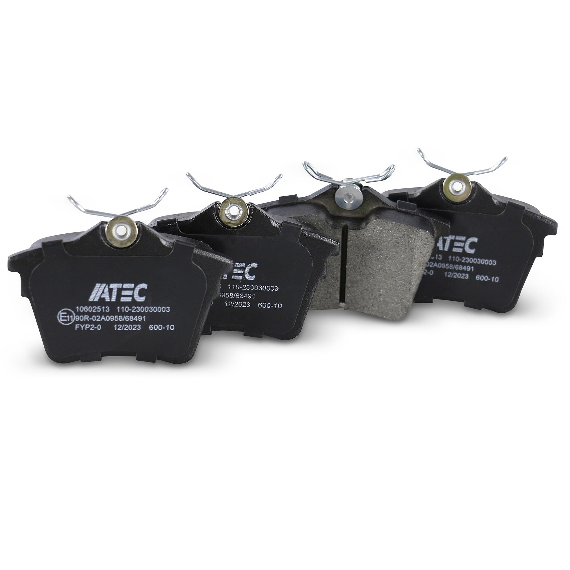 ATEC GERMANY Juego de frenos eje trasero incl. discos de freno Ø 290 mm completos + pastillas de freno traseras Compatible con CITROËN C5 III (RD_), C5 III Break (RW_), PEUGEOT 407, 607 (9D, 9U)