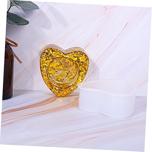 Miniatura 7 de TEHAUX 6 moldes para velas de resina, moldes de fabricación de jabón, moldes de resina para portavelas de resina, portavelas de resina, moldes de