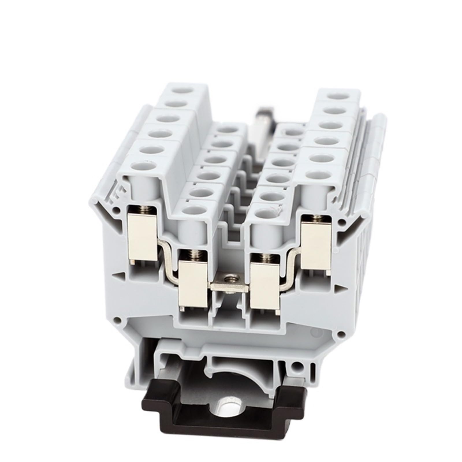 Morsettiera elettrica a vite UDK-10, 4 fili, 10 mm², 2 ingressi/uscite, 5 pezzi(10 pezzi)
