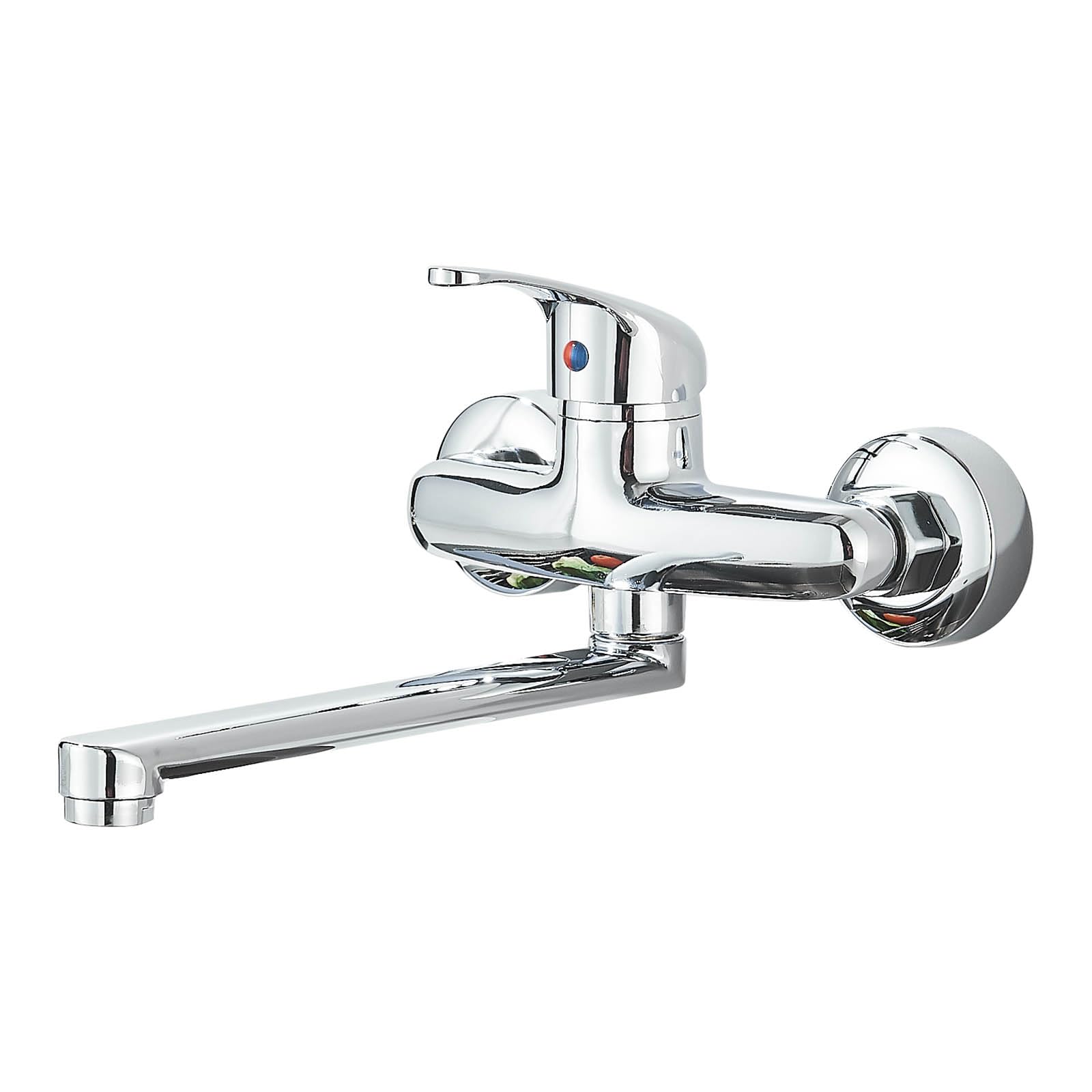 Mezclador de pared para fregadero, mezclador de cocina galvánico, mezclador monomando de cocina, boca ajustable