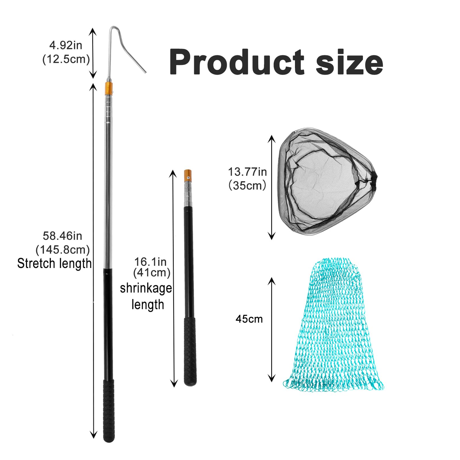 Smarkey Filet de capture pour animaux, volaille, outils agricoles pour oiseaux, chats, poulets, chauve-souris, canard, oie, raton laveur, corbeau, mouffettes, écureuils
