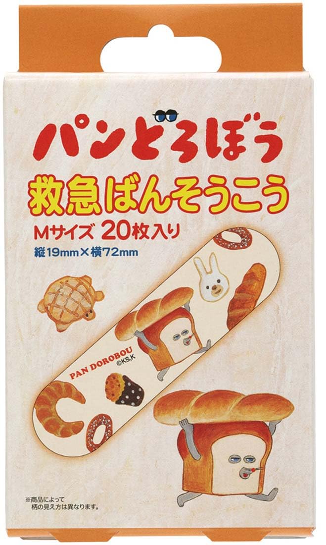 Amazon.co.jp: スケーター(Skater) 救急 ばんそうこう パンどろぼう M