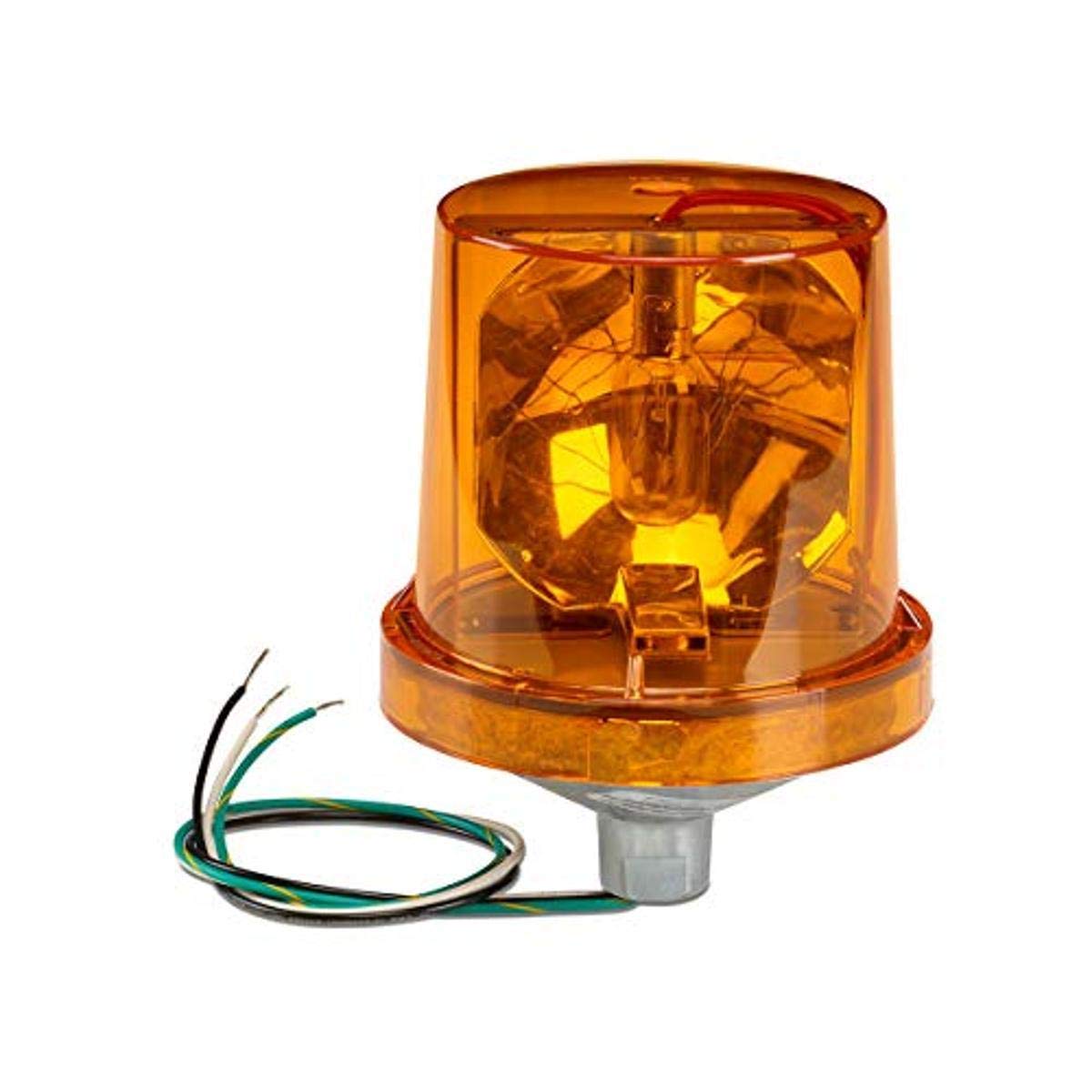 Federal Signal Warning Light, Incandescent, Amber, 120VAC