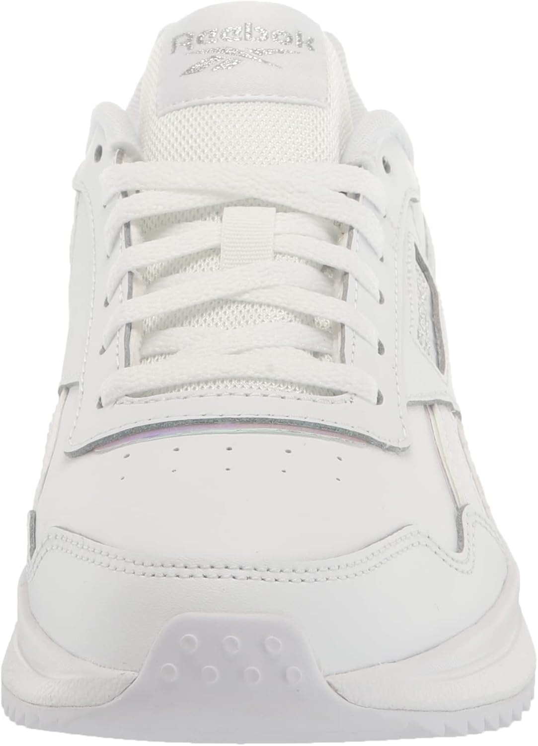 Reebok Women's Glide Sneaker, FTWWHT/SILVMT/FTWWHT, 7.5 White/Silver Metallic - Image 2