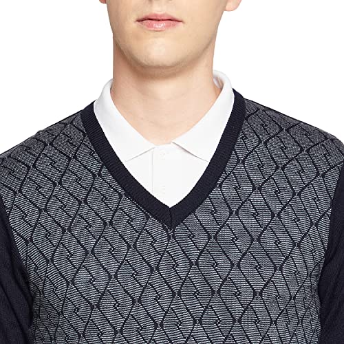 Image of Duke Men's Acrylic Blend Casual Sweater