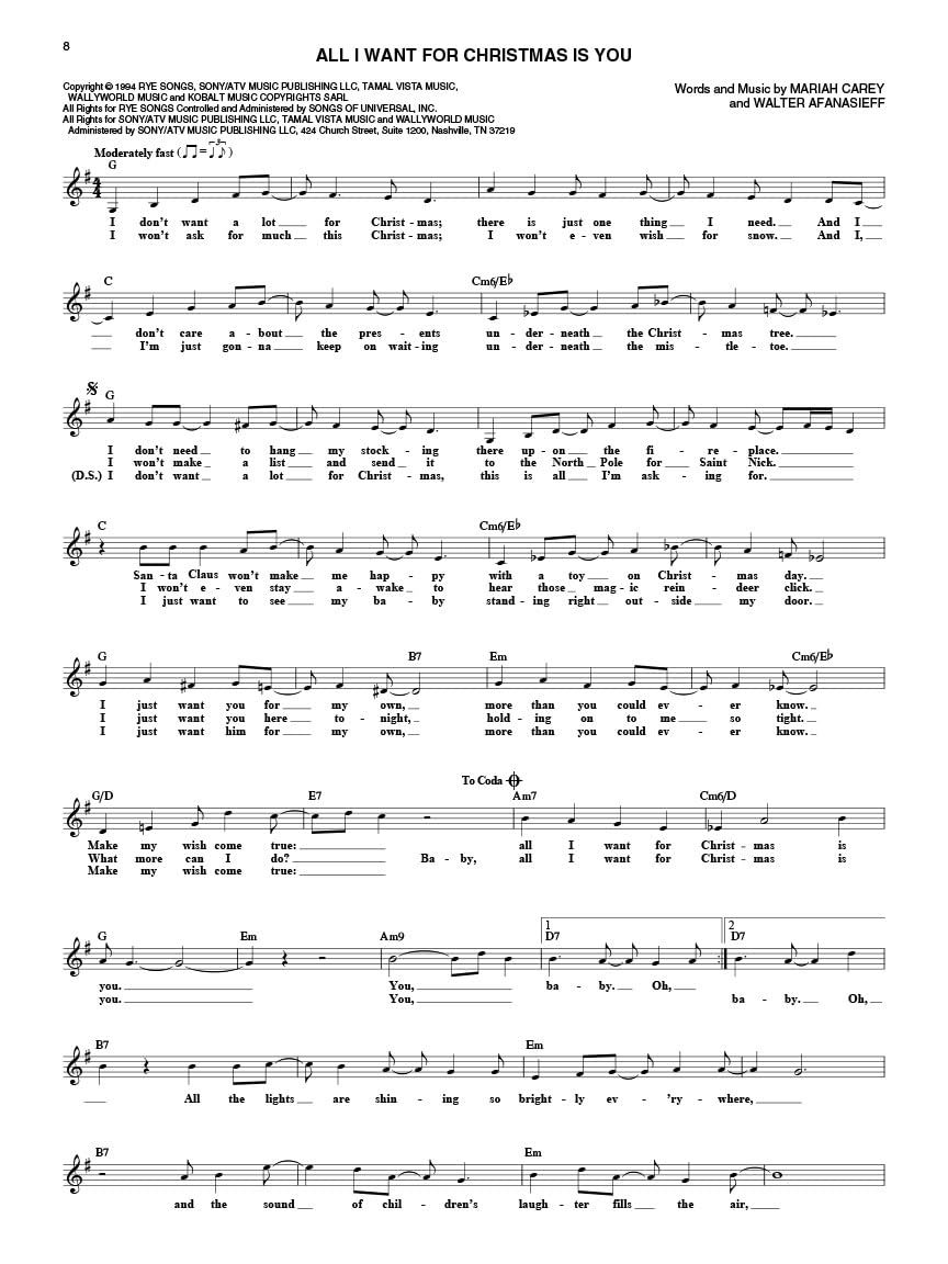 Ultimate Christmas Fake Book - 6th Edition | 270 Holiday Songs with Lyrics, Chords and Melody | Piano, Vocal and Guitar Sheet Music - Image 3