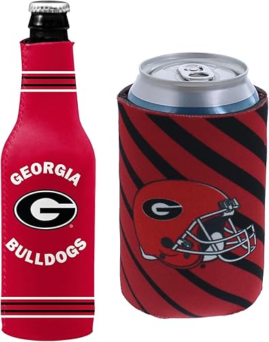 Miniatura 37 de Set de refrigeración y aislamiento de latas y botellas con el logo de NCAA en color del equipo de la universidad Escudo/Logo del estado