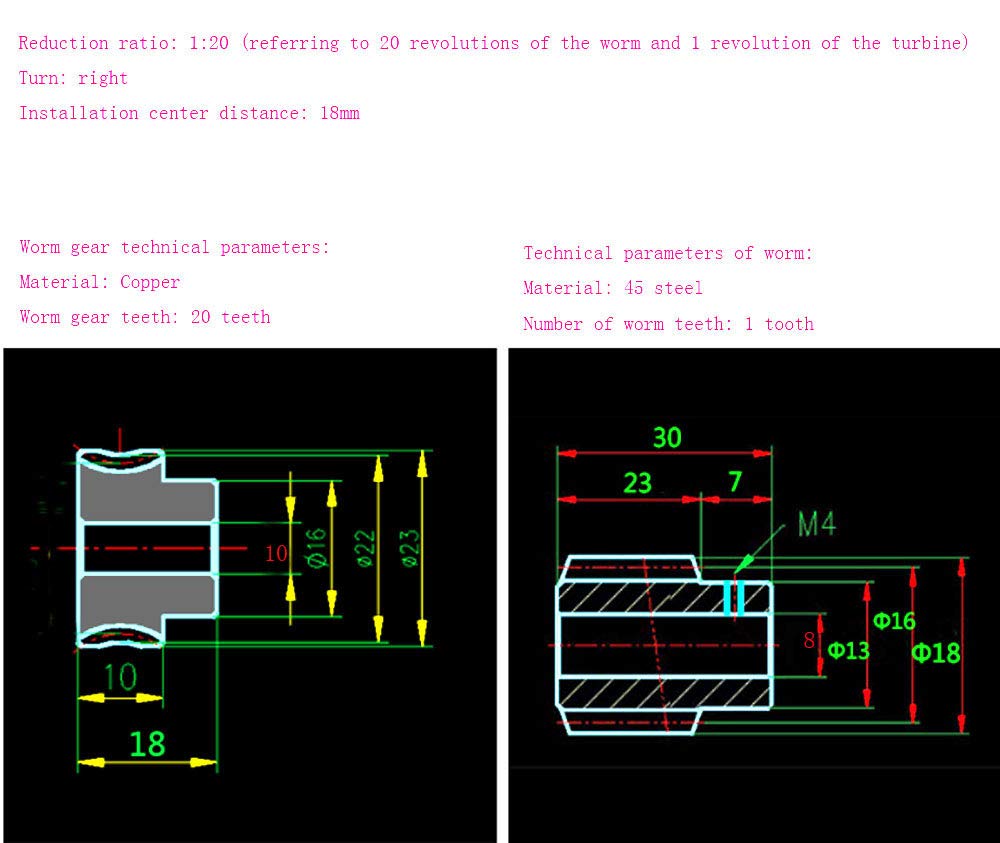 Gearbox Worm Gear
