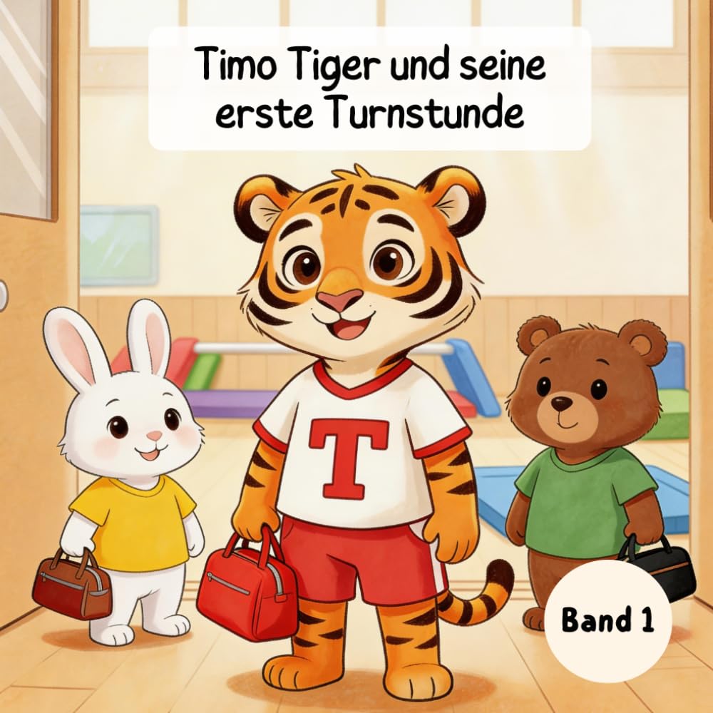 Timo Tiger und seine erste Turnstunde: Ein Bilderbuch über Mut, Freundschaft und Bewegung