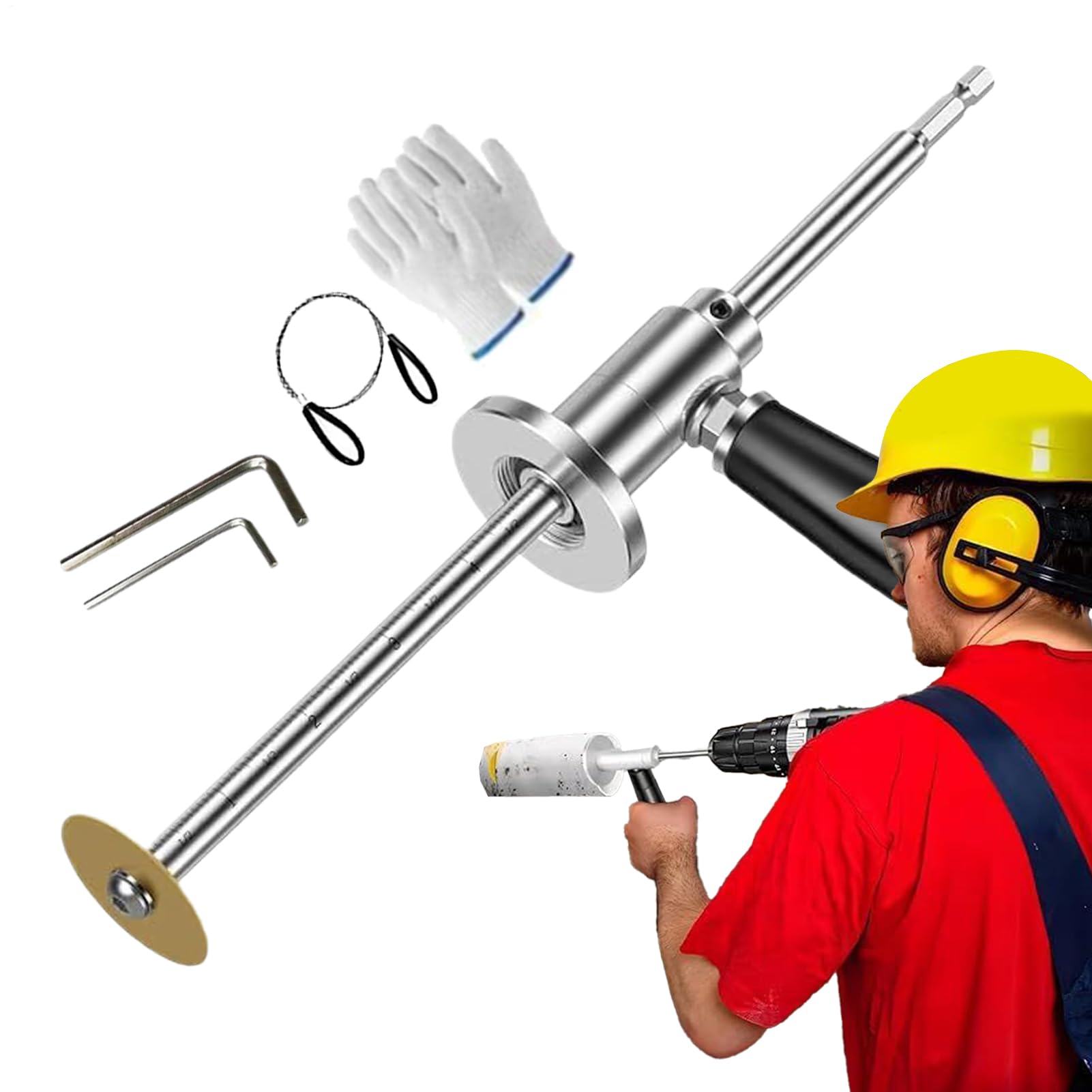 Set di utensili da taglio per tubi in PVC, per tubi interni in PVC