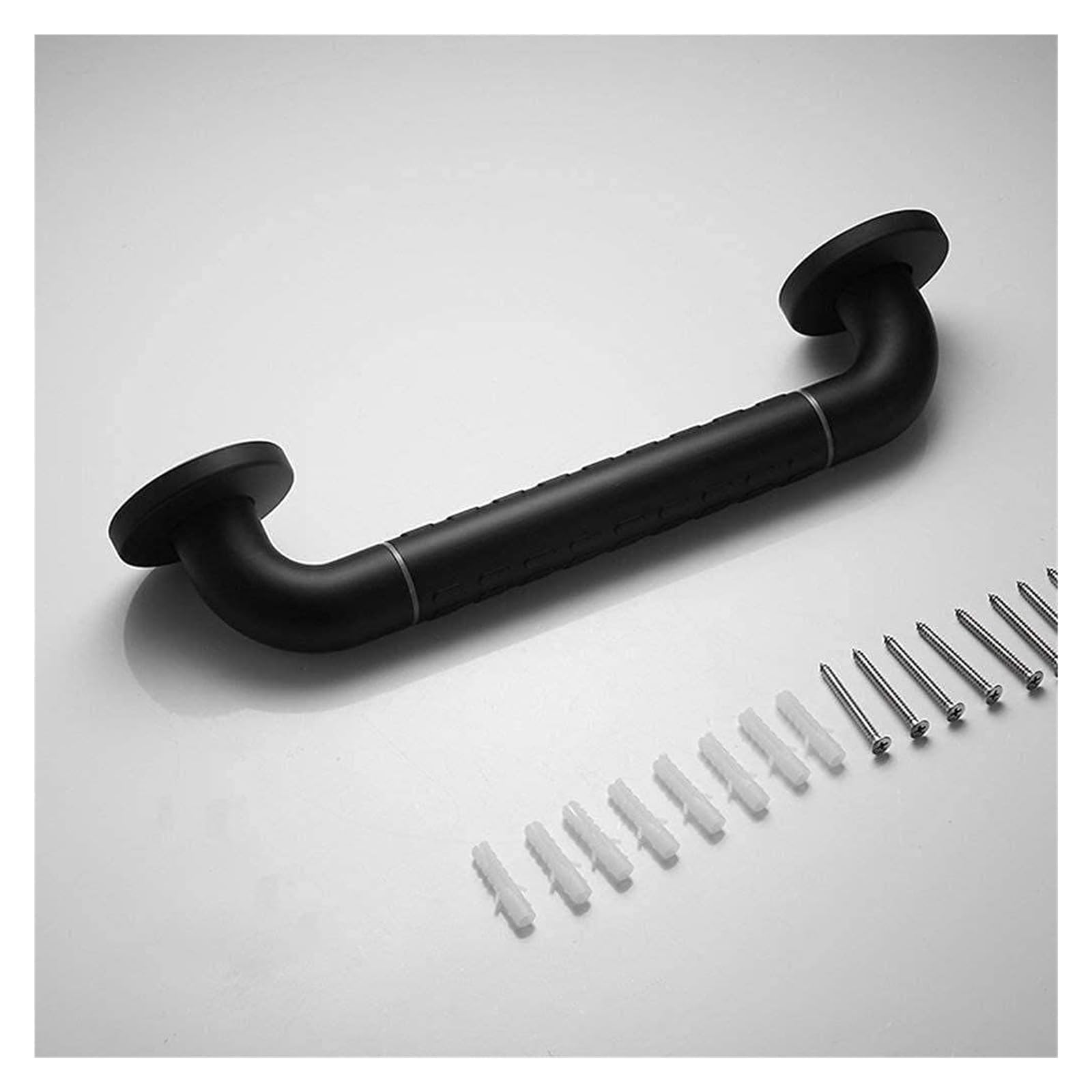 Maniglione Barra di sostegno for bagno, corrimano nero in acciaio inox 304, for disabili, anziani, ausili for la vita quotidiana