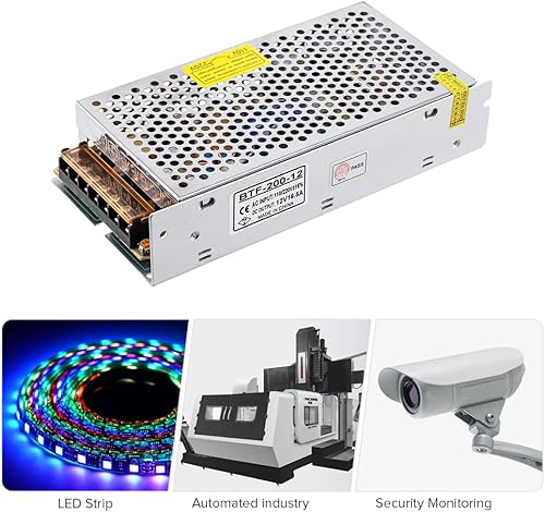 Miniatura 2 de BTF-LIGHTING AC100-240V a DC12V16.5A Max198W Traje para DC12V 1A  16A Dispositivo de fuente de alimentación conmutada Convertidor adaptador de