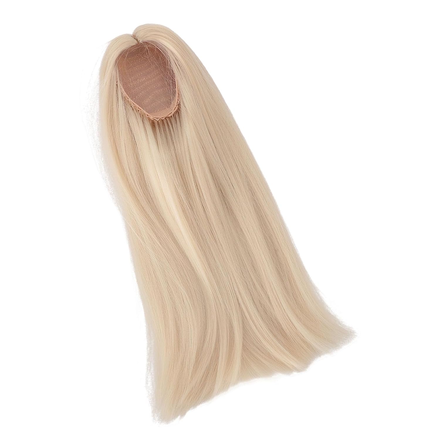 CCYLEZ Doll Hair Wig, Long Hair Wig Simulation Hand Crafted for Doll Making (Milky Gold)