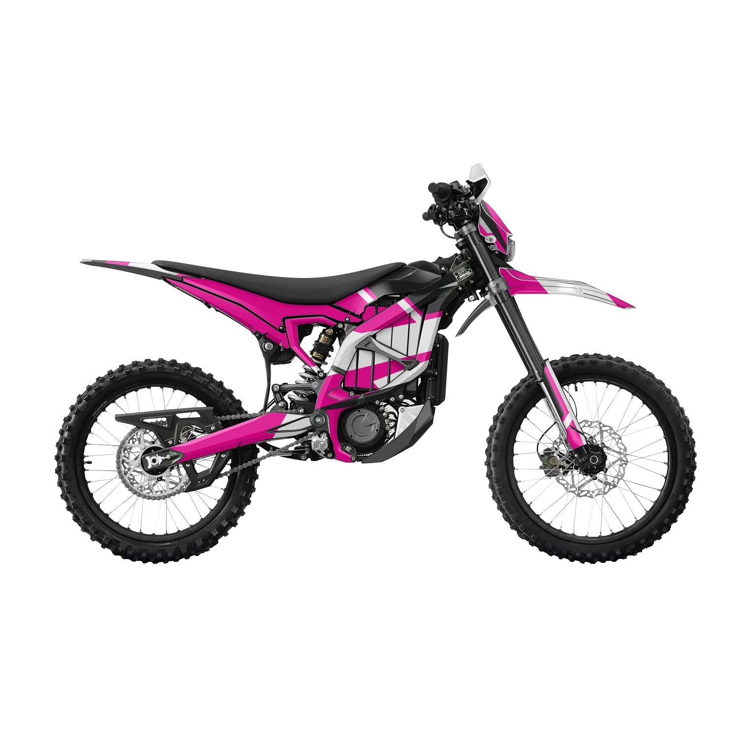 Surron Ultra Bee Graphics Kit Wrap - Magenta Tear - Sur-Ron Skin - Premium 3M Vinyl Protective Wrap Decal Cover - Easy to Apply | Crafted in The USA by MightySkins