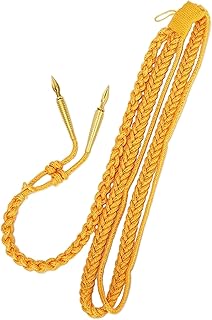 Trenzas de charretera de hombro, uniforme, cordón trenzado de hombro para espectáculos de escenario, cosplay, trenza con flecos para uniforme de escenario