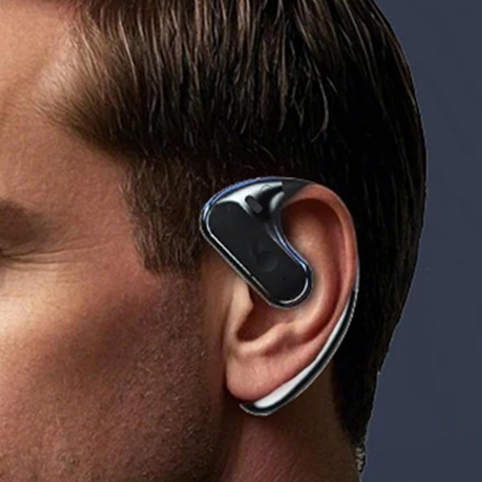 Auricolari per Traduzione AI Bluetooth 5.4 per Comunicazione Multilingue in Tempo Reale Ideale per Viaggiatori e Professionisti con un Design Aperto e Confortevole