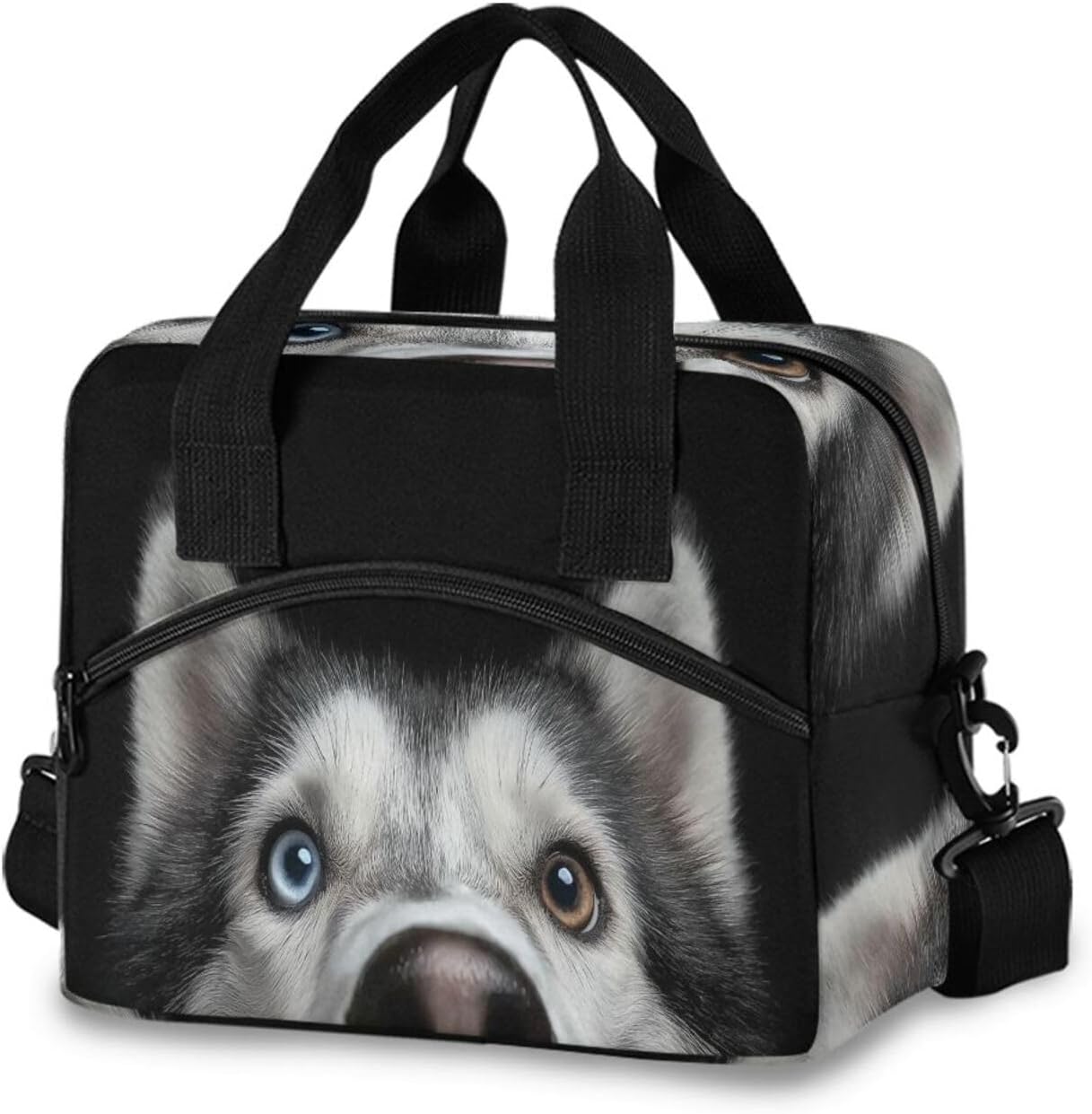 Blueangle Insulated Cooler Leakproof Reusable Lunch Bag - Dachshund Dogs Lunch Box Tote Bag with Adjustable Shoulder Strap for Women and Man