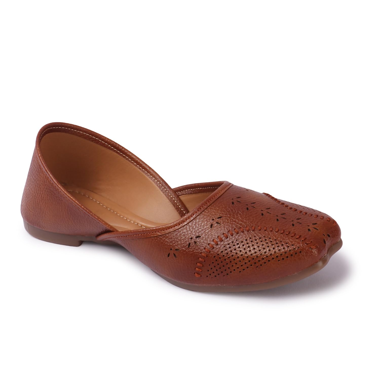Soft Leather Ethnic Jutti | Casual Flats Stylish Mojaries | Ethnic Flats for Girls